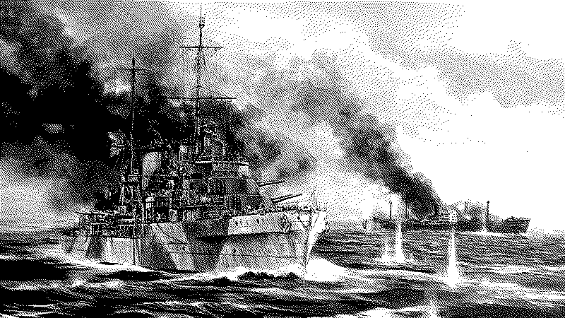 Imagen de La desigual batalla entre un mercante alemán y un crucero australiano