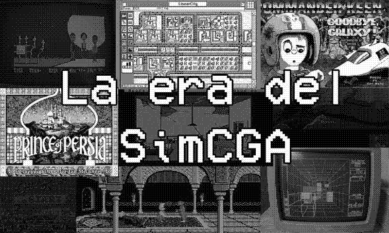 Imagen de La era del monocromo, CGA, Hercules y mini entrevista con el creador del SimCGA