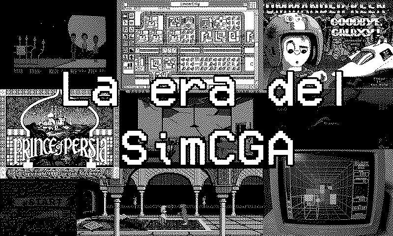 Imagen de La era del monocromo, CGA, Hercules y mini entrevista con el creador del SimCGA