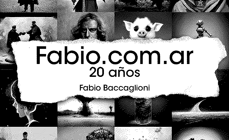Imagen de 20 años de Fabio.com.ar