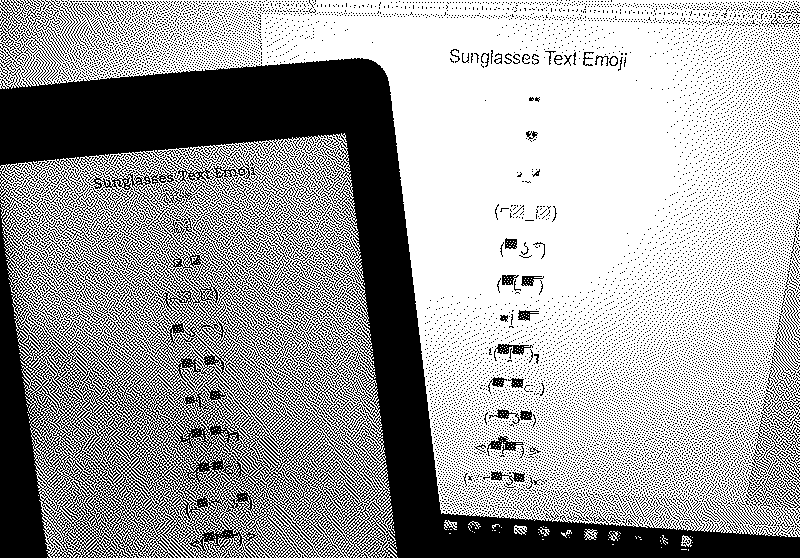 Imagen de Emojis, imagenes o caracteres para el ebook ಠ_ಠ