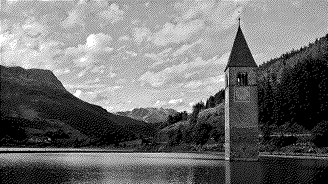 Imagen de Curon, la iglesia en el lago