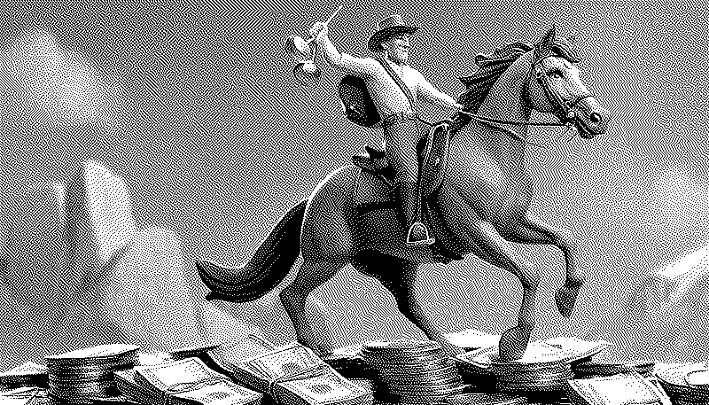 Imagen de A caballo por mil kilómetros para salvar su dinero