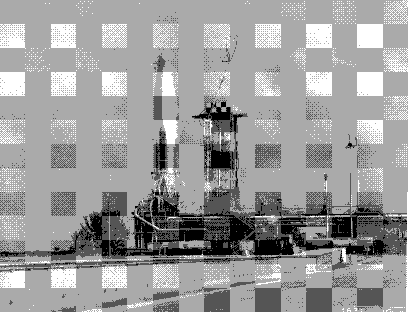 Imagen de SCORE, el primer satélite de telecomunicaciones