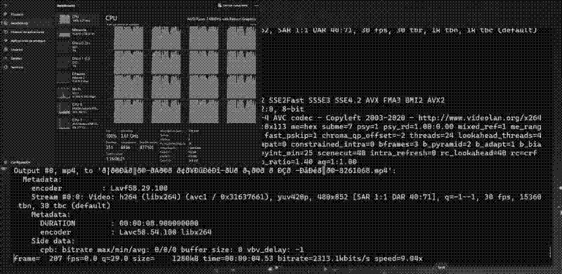 Imagen de FFmpeg y convertir muchos archivos a mp4 al mismo tiempo