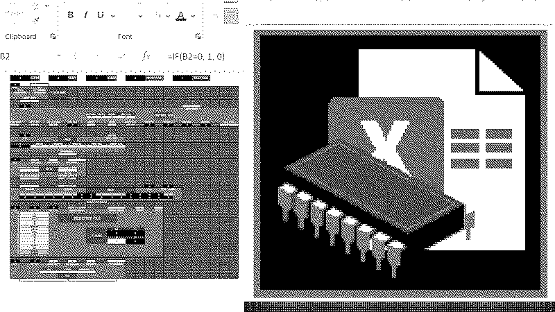 Imagen de Un procesador de 16 bits dentro de... Excel