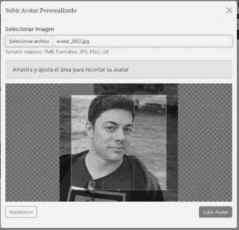 Imagen de Luego de años le programé el upload de avatares al blog