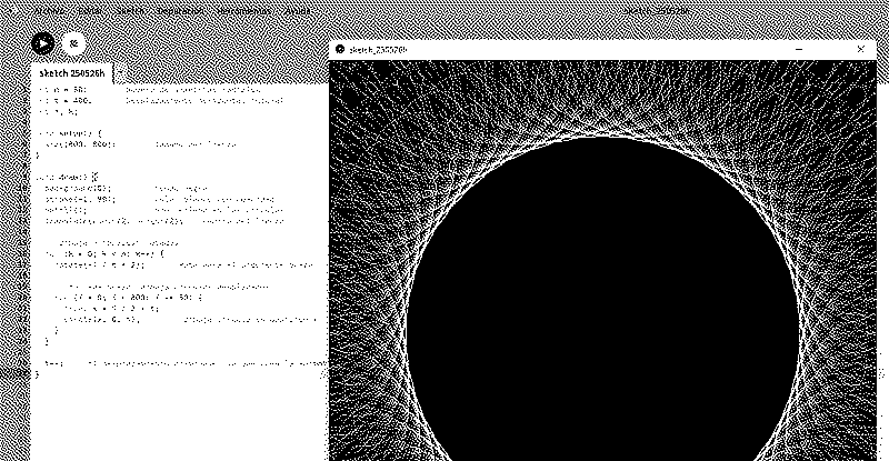 Imagen de Animaciones, Ilusiones y funciones con Processing