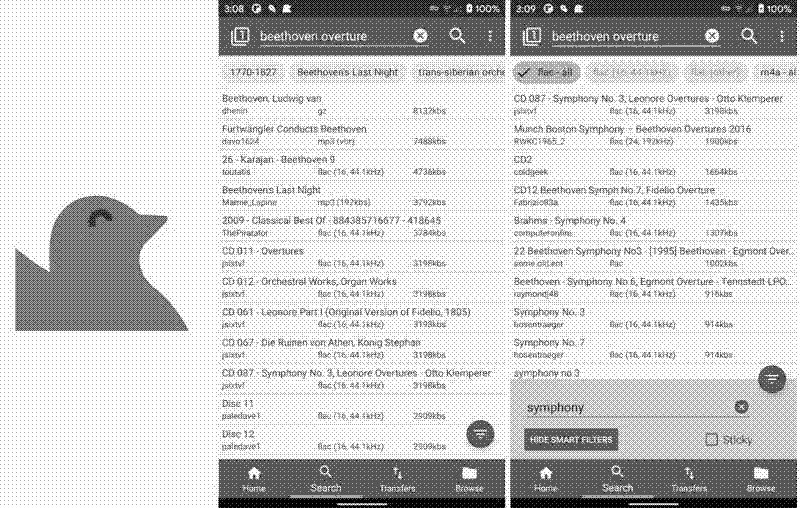 Imagen de Soluciones libres para tiempos modernos: Seeker, descargar música gratis en el teléfono