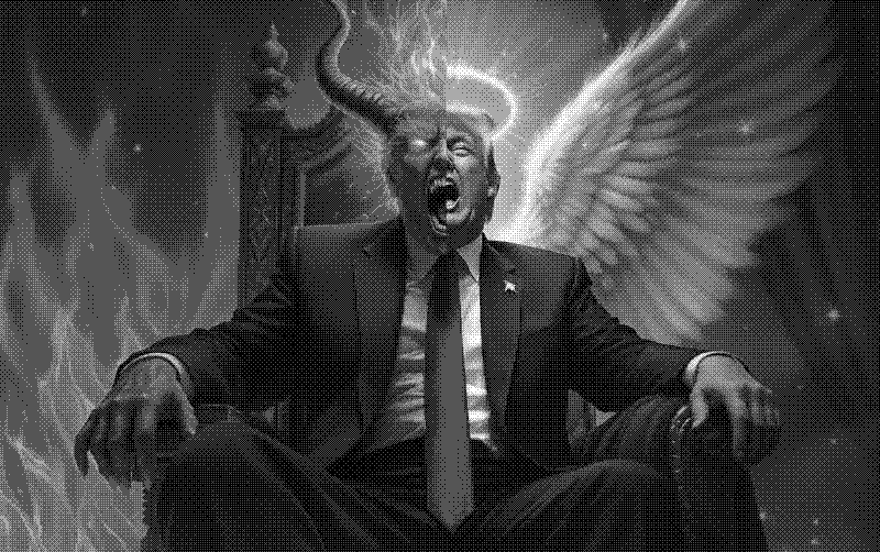 Imagen de Trump: Amenazando a sus amigos, usando el verdadero poder