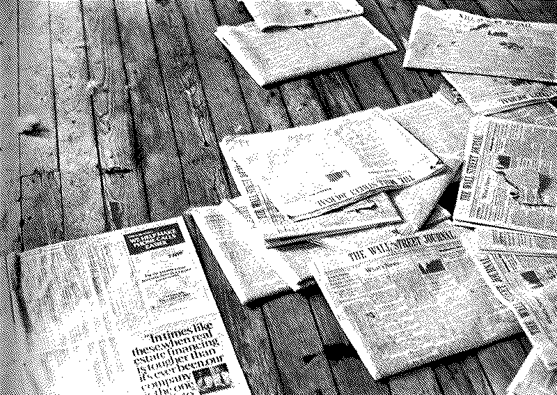 Imagen de El tiempo le llegó a los diarios de papel