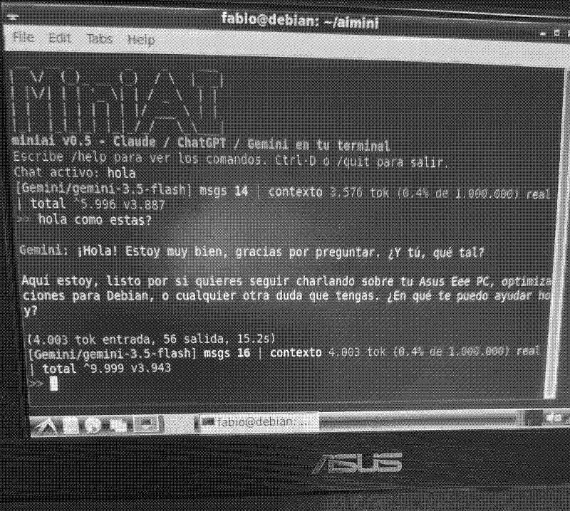 Imagen de MiniAI - Cliente para correr una AI en una computadora vieja