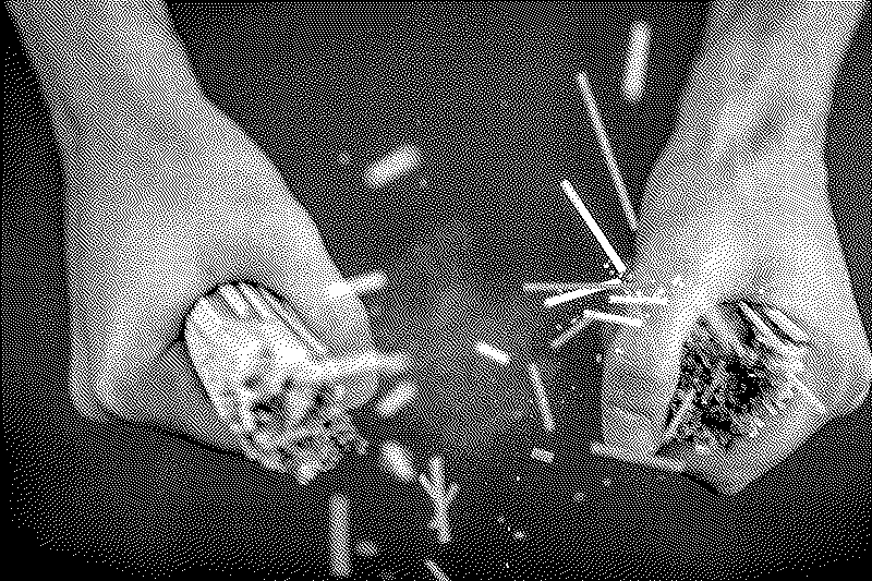 Imagen de ¿Por qué el fideo se parte en tres partes o más?