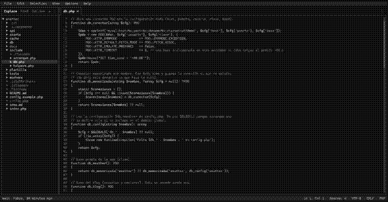 Imagen de Soluciones libres para tiempos modernos: Terminal Text Editor